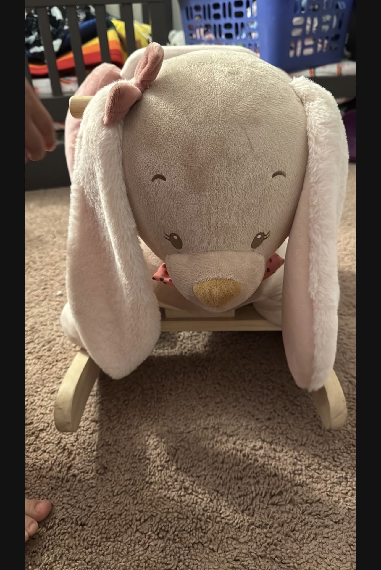 Bunny Toddler Toy Rocker Chair