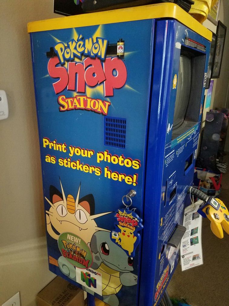 Pokemon Snap Blockbuster kiosk