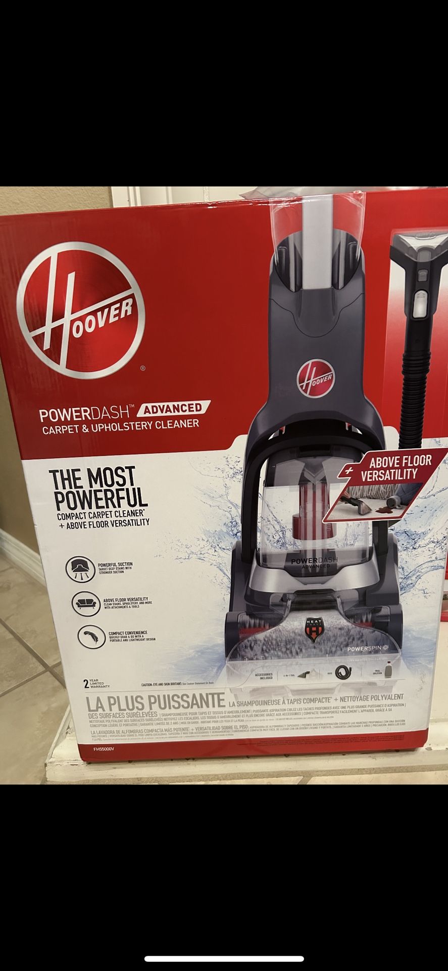 Hoover Power dash Vacuum Carpet and Upholstery Cleaner