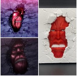 Attack on Titan Colossal Titan 3D Wall Plaque