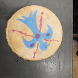 Antique Native American Hand Made Drum