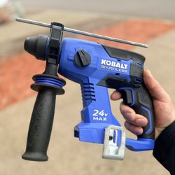 Kobalt 24V Brushless Rotary Hammer Drill w/ Battery & Charger – Like New