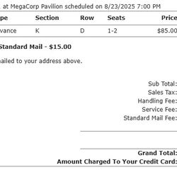 Two Tickets For 311 Concert In Cincinnati 8/23