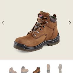 SIZE 8 RED WING THE KING TOE BOOTS WATERPROOF LEATHER SAFETY TOE BOOTS BRAND NEW