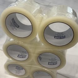 Industrial Tape - 1.8 Mil, 3" x 110 yds, Clear- Pack Of 6