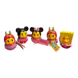 Disney & SpongeBob Character Duck Figures Set of 5
