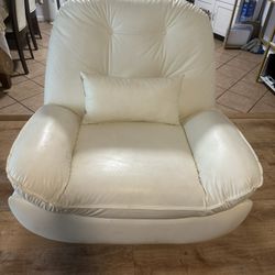 Oversized Electric Recliner Chair, 270 Swivel Rocking