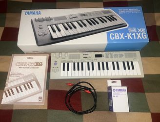 Yamaha CBX-K1XG MIDI Sound Keyboard Controller - Mint Open Box Complete Bundle