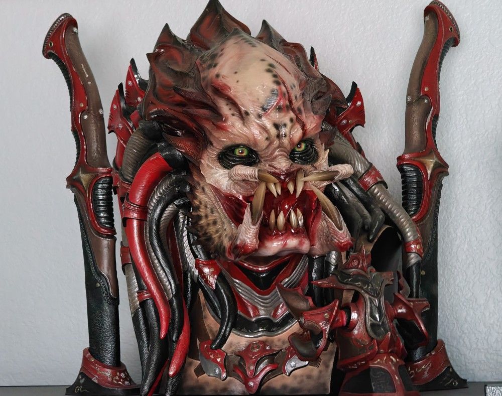 Coolprops Sideshow KAGERO PREDATOR lifesize 1/1 bust Authentic by Akihito Ikeda