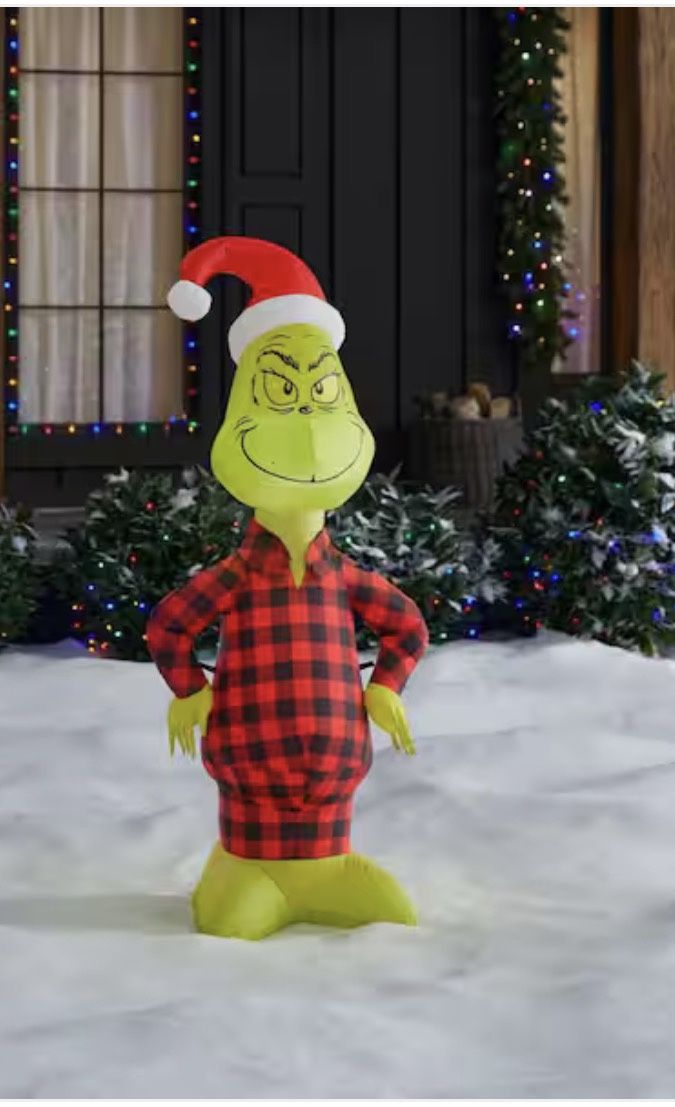 NEW !! Dr. Seuss's The Grinch AirBlown Inflatable