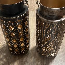 Metal Cylinder Lantern