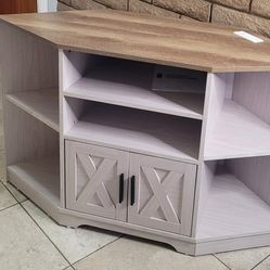 Farmhouse Corner Entertainment Center 50" TV Stand