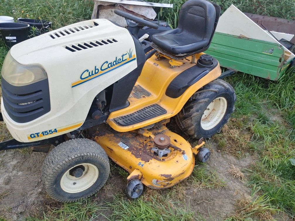 Cub Cadet Tractor And Trailer