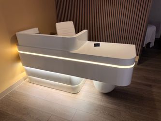LUXURY LED RECEPTION DESK – LIKE NEW – $650
