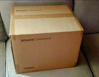 Sonos Outdoor Speakers, 1xPair (Black) Brand New Sealed, includes warranty