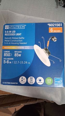Utilitech 5-6-in LED Recessed Light #(contact info removed)