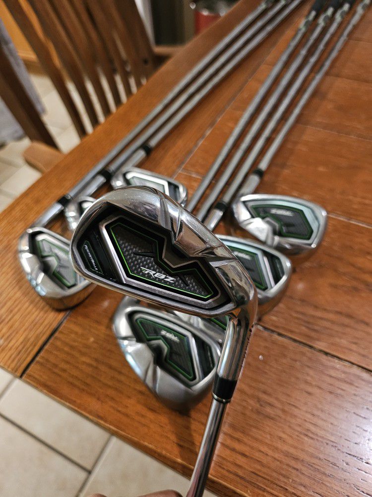 EXCELLENT CONDITION! TAYLORMADE RBZ GOLF CLUB IRON SET 
