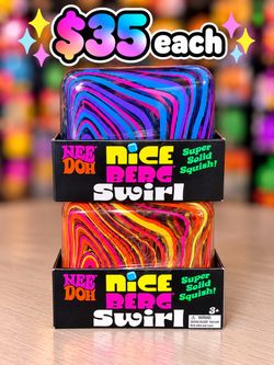 Nee Doh Nice Berg Swirl Squish Toy