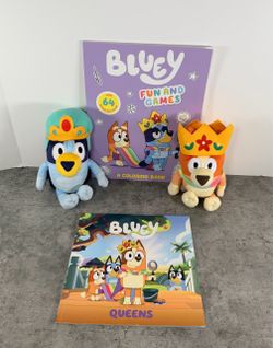 Bluey Kids Bundle – 2 Plush Toys and 2 Books