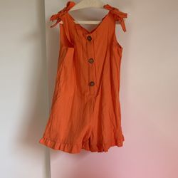 Orange Romper 