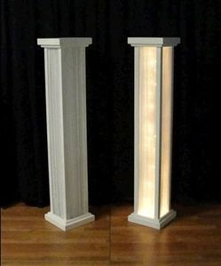 60" glow pillar