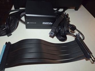 Corsair RM850e atx 3.1 pcie 5 | Corsair 90° 12v-2x6 | EZ DIY pcie 5 90° Riser cable