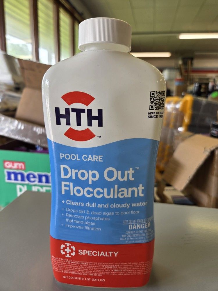 HTH Pool Care Liquid Flocculant 32 oz
