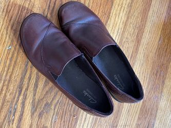 Clarks Bendables Leather Slip-On Loafers