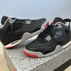 Air Jordan Retro 4 Bred Reimagined