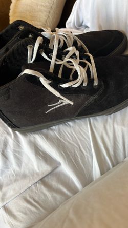 Lakai Riley 3 High Suede (Black/Black) size9.5