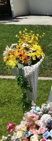 2 side boho flower