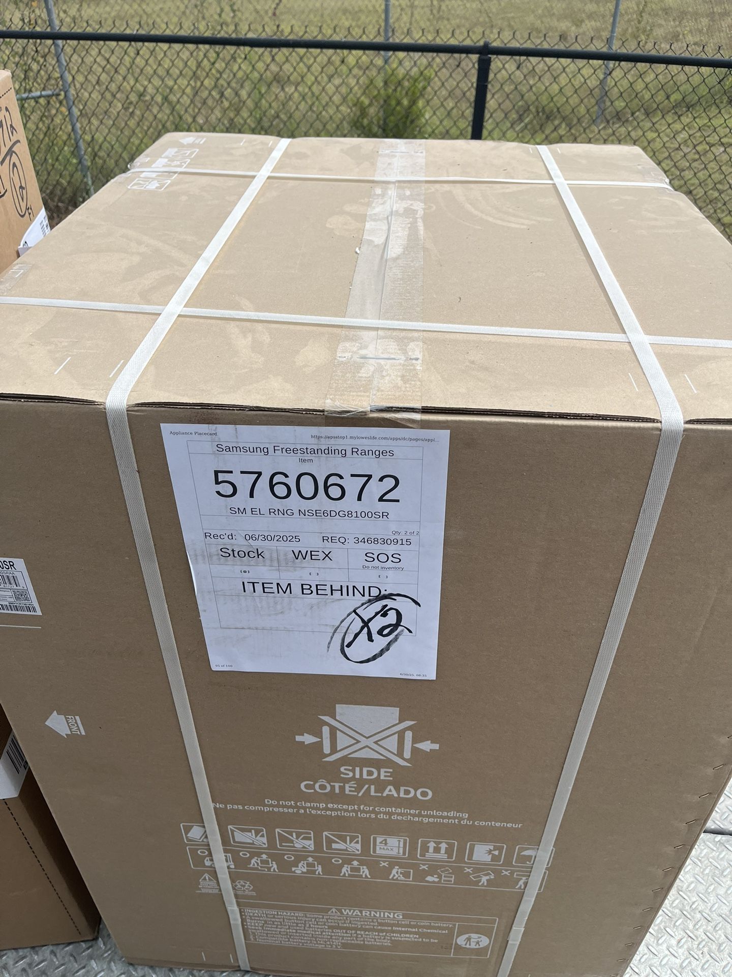 Brand New Stove 600 Samsung 