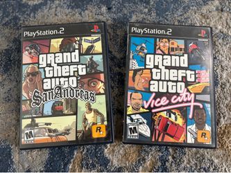 PS2 Grand Theft Auto Bundle – San Andreas & Vice City (PlayStation 2)