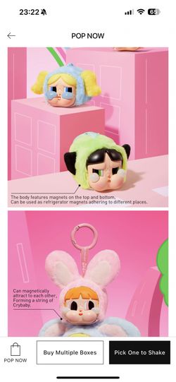 CRYBABY × Powerpuff Girls Series - Vinyl Face Plush Blind Box
