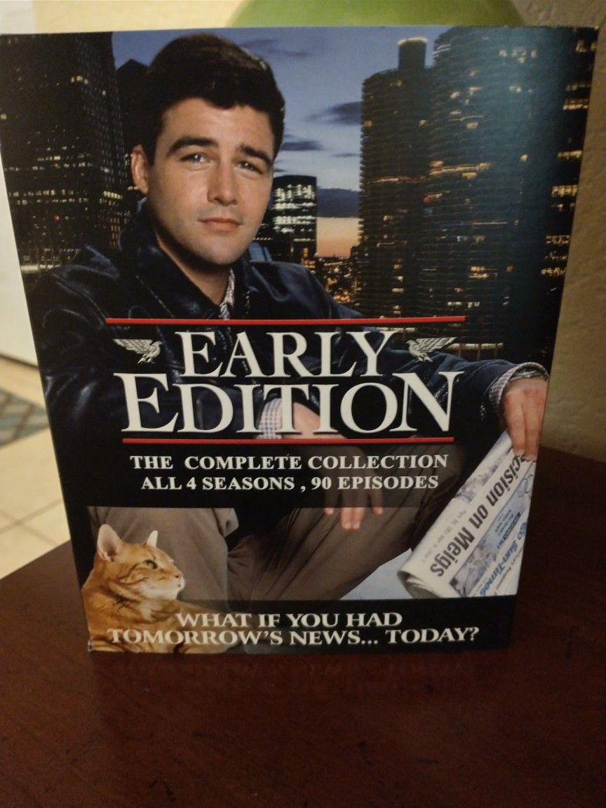 The Early Edition TV Series 16 DVDs - This TV Series is About a person named Gary who receiving tomorrow news earlier than anyone else...