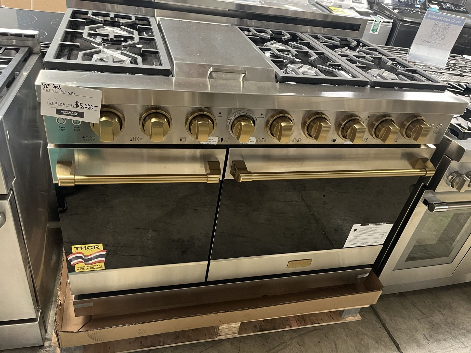 THOR GORDON RAMSAY EDITION GAS RANGE 48 WIDE