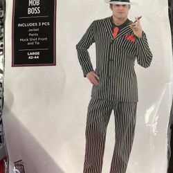 Mob Boss/Pinstripe Costume/Halloween