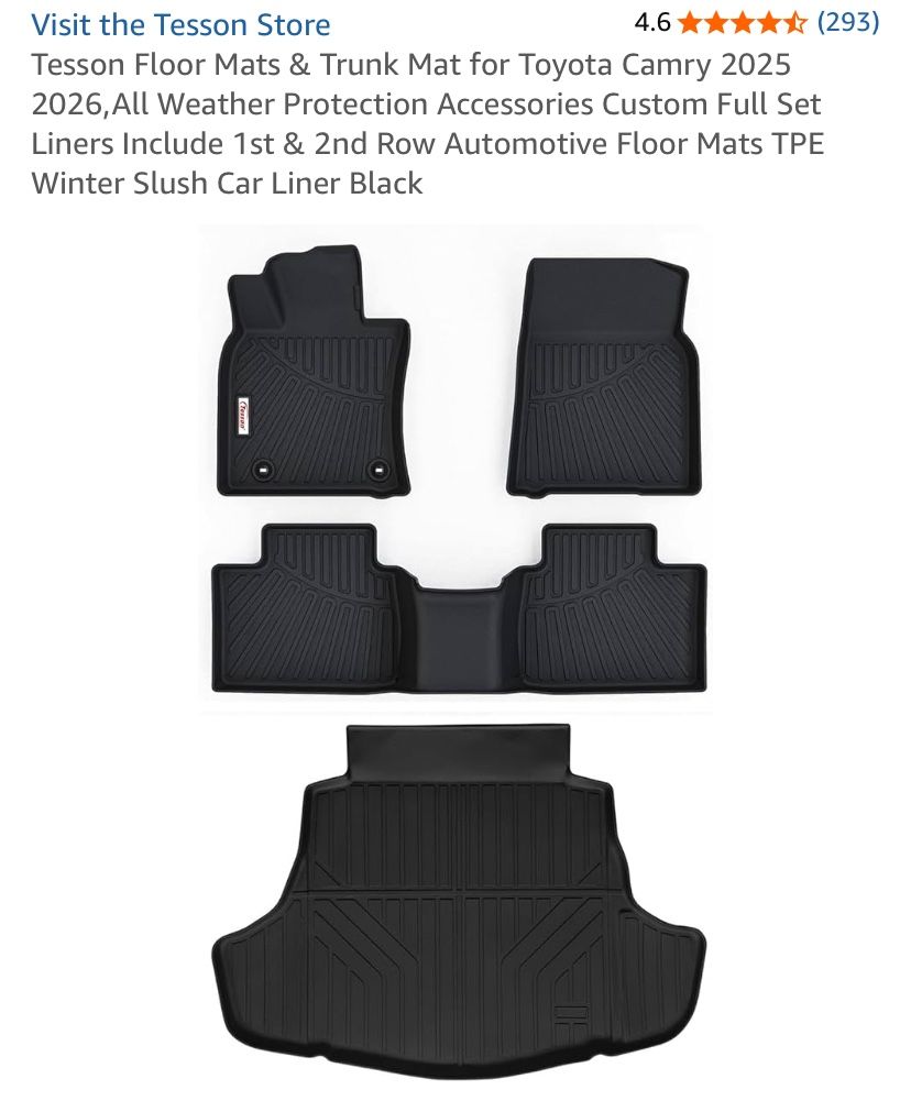 Toyota Camary All Weather Protection