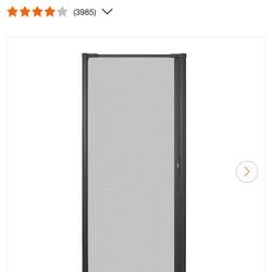LUMINAIRE® RETRACTABLE SCREEN DOOR  Cracked pepper color