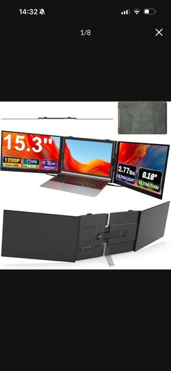 Brand new in box Laptop Screen Extender, Ultra-Thin 15.3" FHD 1200P 16:10 Portable Monitor for Laptop, Lightweight Travel Monitor Extender Plug & Play