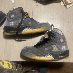 Off White Air Jordans 5s