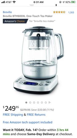 Breville BTM800XL One Touch Tea Maker