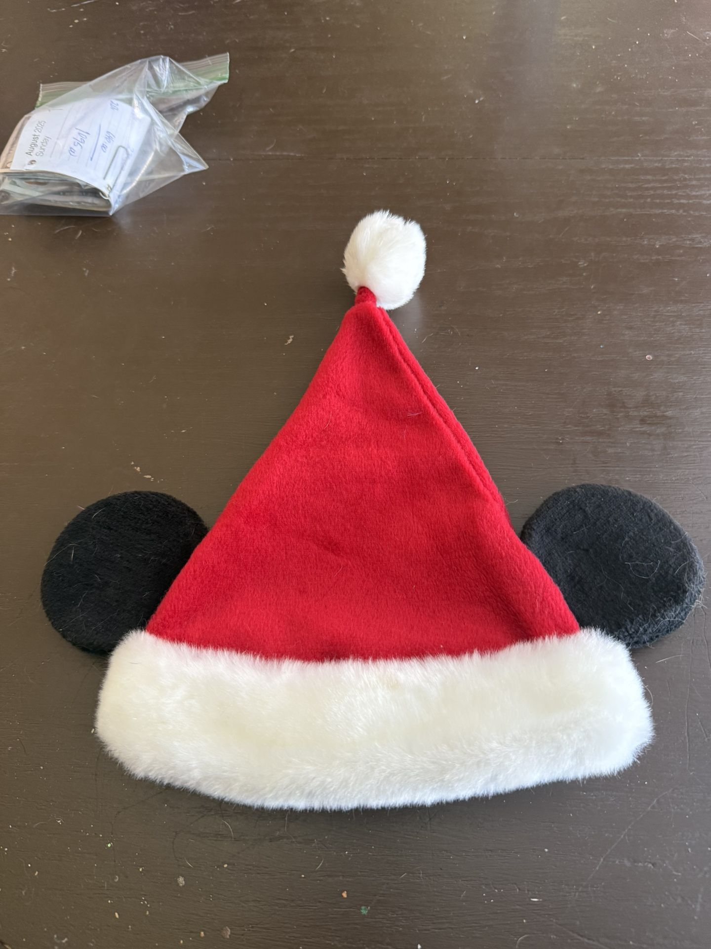 Mickey Mouse Santa hat, 9months only worn once