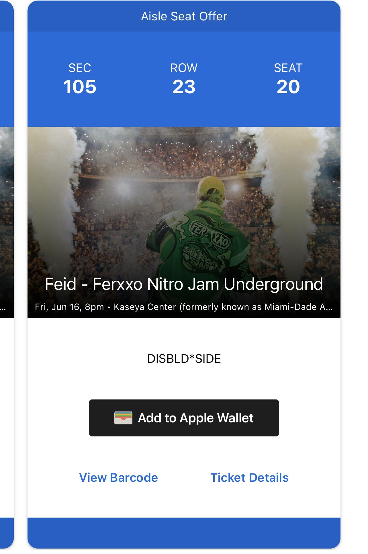 Nitro Jam Feid Tickets For Sale 