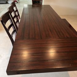 Solid Wood Dinner Table