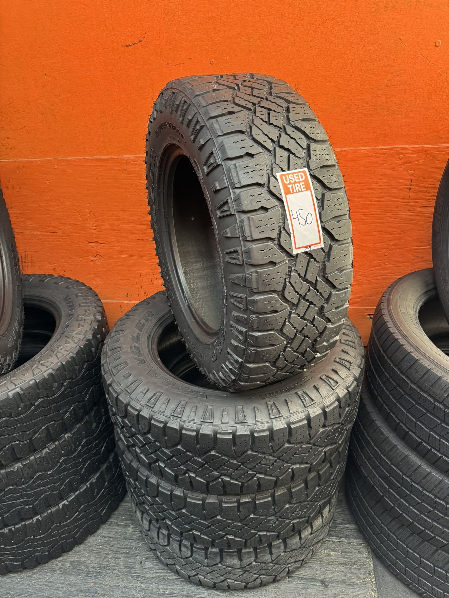 265/65R18 Goodyear Wrangler Duratrac A/T Full Tire Set