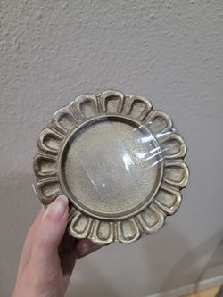 Metal coasters, set of 4