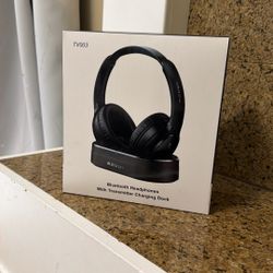 Nouui Wireless Headset W/ Transmitter Charging Deck