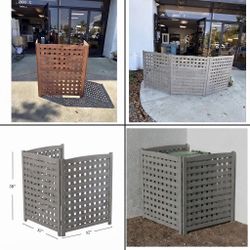 Moving Sale!! New 3 Panel Fence Screen Fence. Good for AC unit, Trash Can, Pool Equipment,