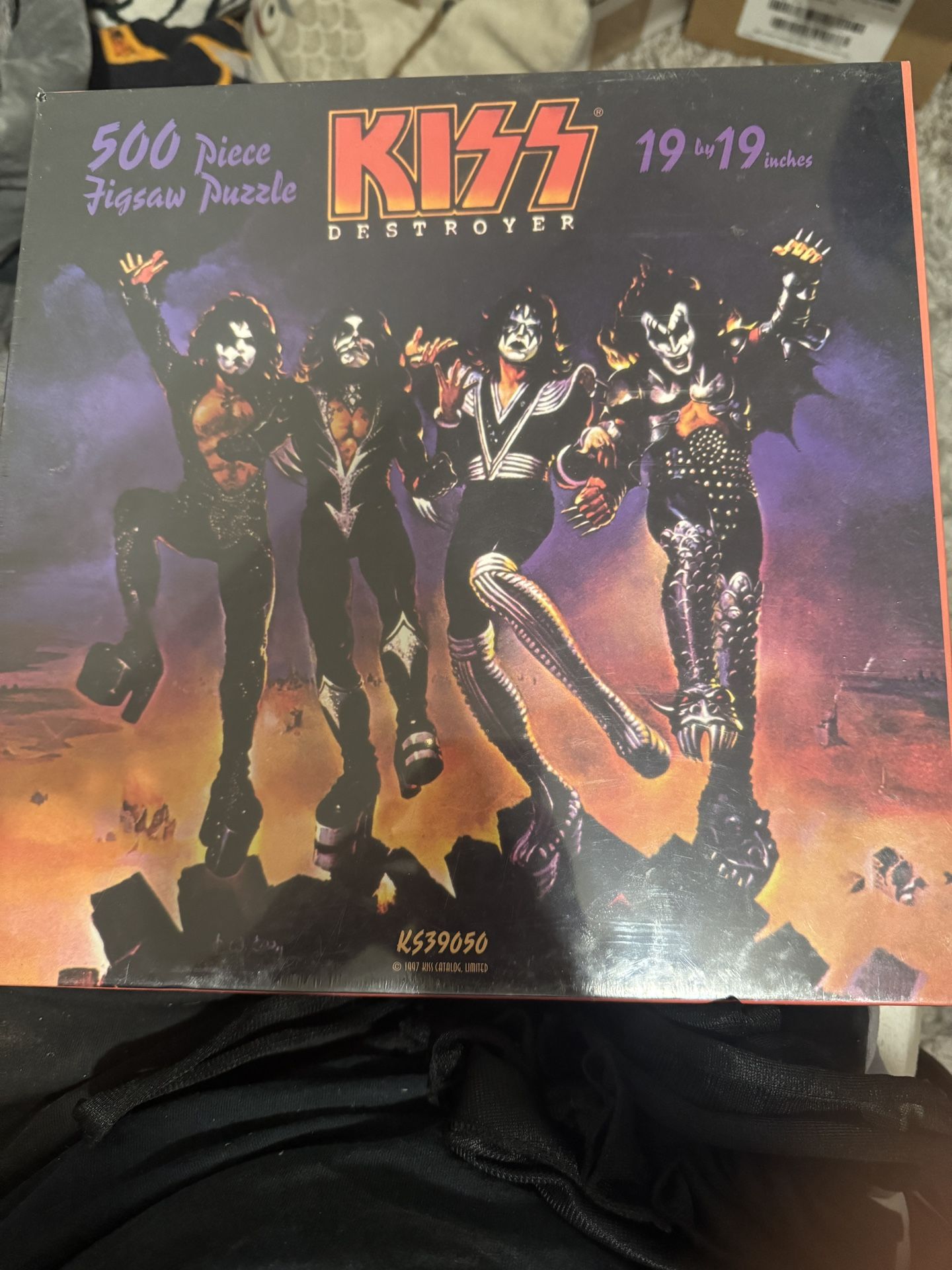 Kiss destroyer 500 piece jigsaw puzzle 9x9 brand new sealed